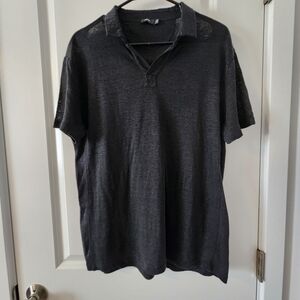 Vince 100% linen polo